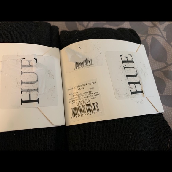 ✨HP✨ 2 PAIRS  Hue Flat Knit Sweater Tights bundle - Picture 6 of 7